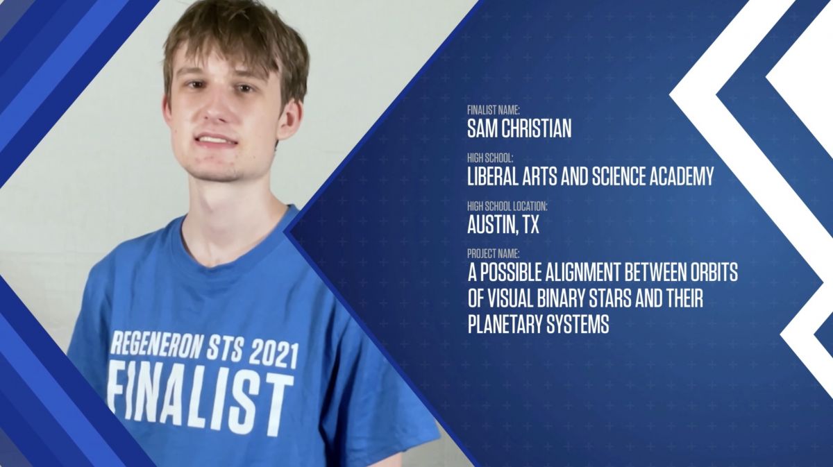 LASA Student Receives 40,000 for 10th Place in Science and Mathematics